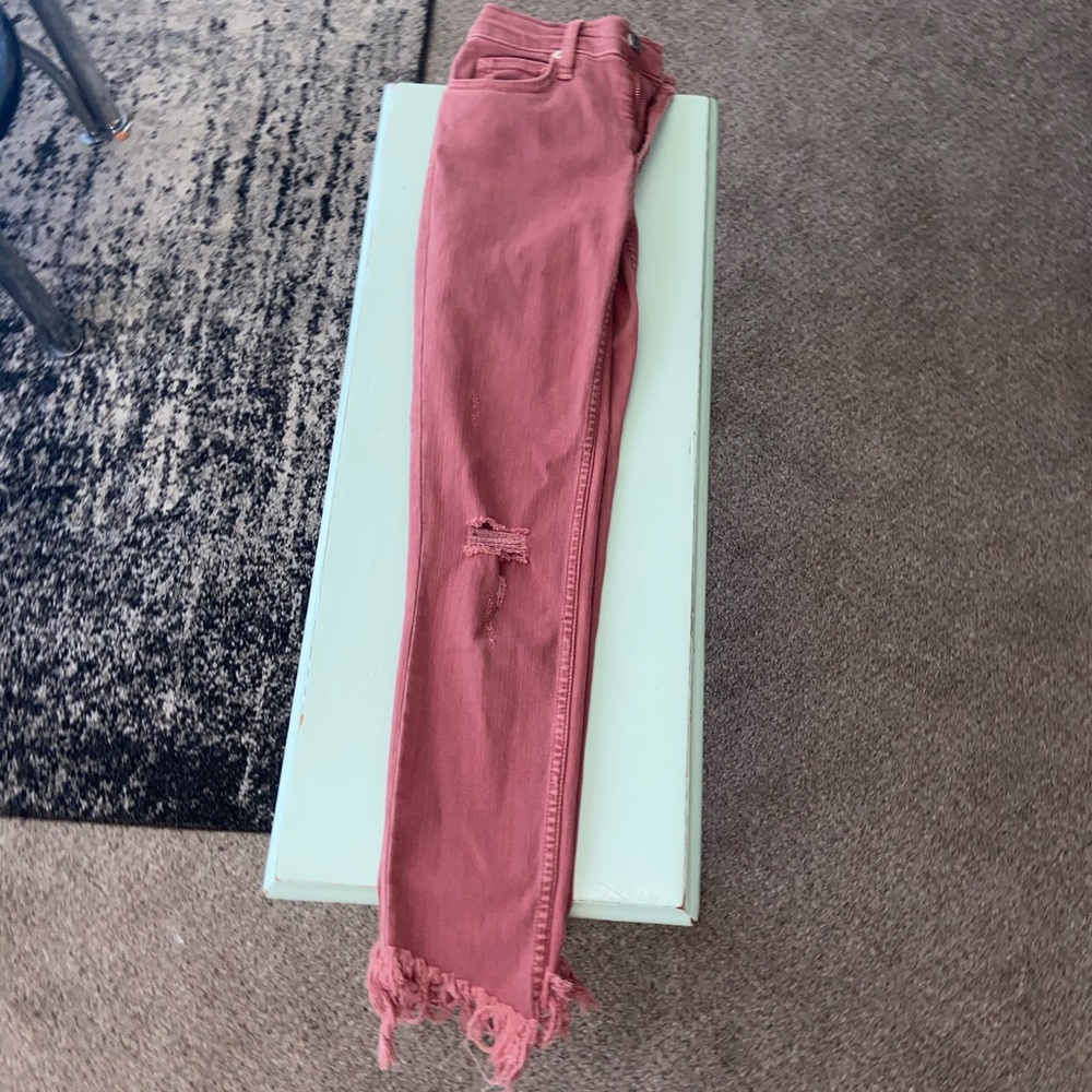 Free People fringe jean